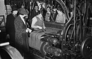 Tweed_making_at_the_Leach_family_woollen_mill_at_Mochdre